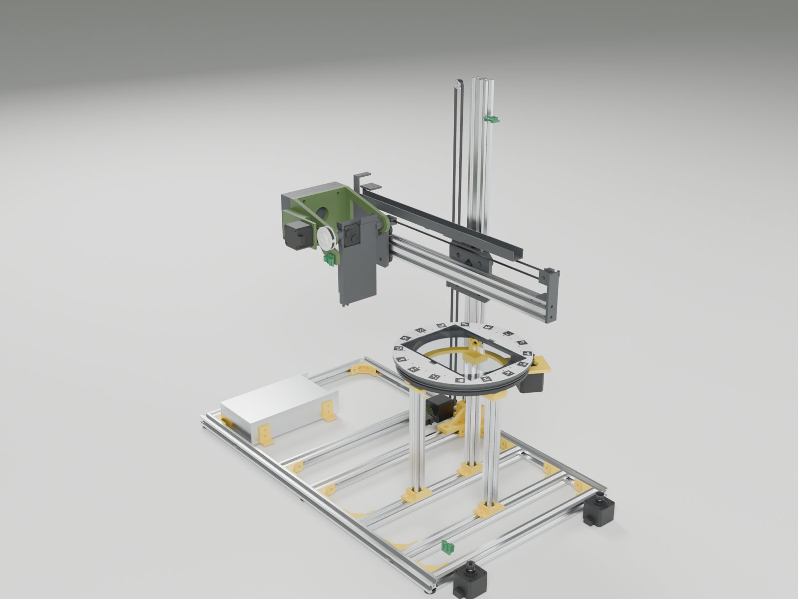 Egenkonstruerad 3D-skanner – CAD-modell