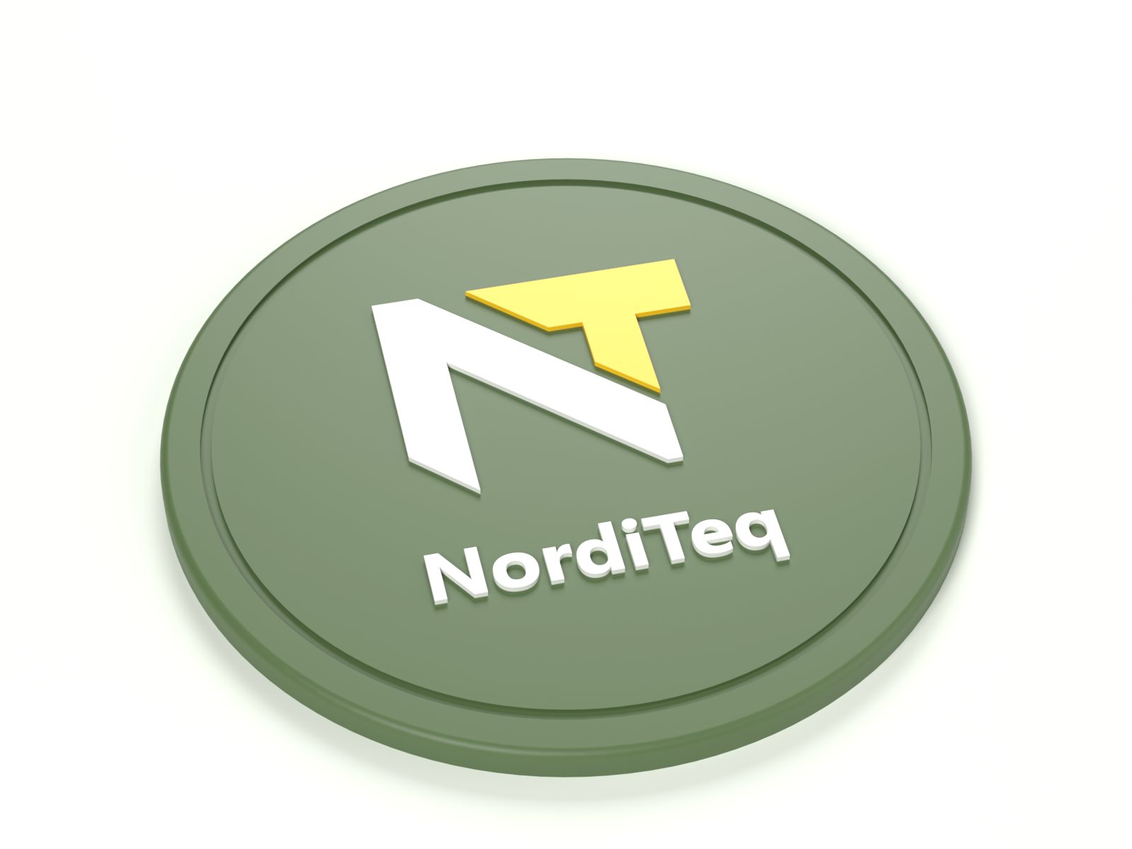 Underlägg med logga
